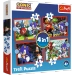 PUZZLE 4w1 SONIC THE HEDGEHOG PRZYGODY SONICA UKŁADANKA 34625 TREFL