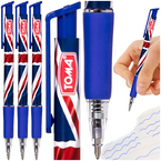 DŁUGOPIS AUTOMATYCZNY NIEBIESKI GREAT BRITAIN TOMA FLAGA ANGLII - 3 szt.