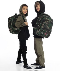 PLECAK SZKOLNY TRZYKOMOROWY 20L ST.RIGHT MAJEWSKI BP-26 WOJSKOWY MORO