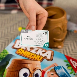GRA PLANSZOWA BECZKA ŚMIECHU ZRĘCZNOŚCIOWA RODZINNA ZADANIA TREFL 01908