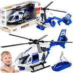 HELIKOPTER POLICYJNY ŚMIGŁOWIEC Z WYCIĄGARKĄ POLICJA DŻWIĘK ŚWIECI DUMEL