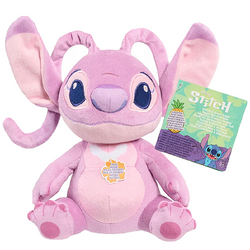 STITCH PLUSZAK MASKOTKA INTERAKTYWNA ANGEL RÓŻOWA ZAPACHOWA DŹWIĘK 15 cm