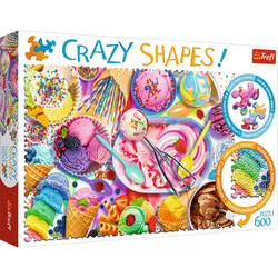 PUZZLE 600 ELEMENTÓW SŁODKIE MARZENIE CRAZY SHAPES! UKŁADANKA TREFL 11119