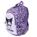 PLECAK SZKOLNY 4-KOMOROWY PIÓRNIK 2w1 ST.MAJEWSKI KRÓLIK VIOLET KUROMI