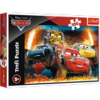 PUZZLE CARS AUTA EKSTREMALNY WYŚCIG 100 EL. DISNEY UKŁADANKA TREFL 16358