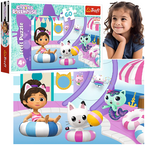 PUZZLE KOCI DOMEK GABI 60 EL. GABBY NA BASENIE UKŁADANKA TREFL 17393