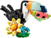 LEGO CREATOR 3w1 DZIKIE ZWIERZĘTA TROPIKALNY TUKAN MOTYL RYBA 225 EL. 31173