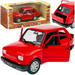 AUTO SAMOCHÓD FIAT 126P MALUCH METALOWY KOLEKCJONERSKI WELLY 1:21 CZERWONY