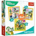 PUZZLE 3W1 RAZEM JEST WESOŁO TREFLIKI 34850 TREFL