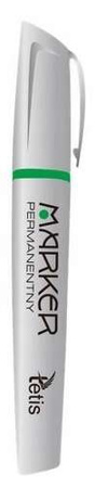 MARKER PERMAMENTNY WODOODPORNY 3mm ZIELONY KOŃCÓWKA STOŻKOWA TETIS
