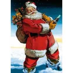 PUZZLE 1000 COCA COLA MIKOŁAJ NA ŚNIEGU ŚWIĘTA BOŻE NARODZENIE TREFL 10923