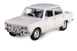 SAMOCHÓD DUŻY FIAT 125p FSO AUTO MODEL METALOWY PRL 1:43 BIAŁY