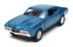 1968 OLDSMOBILE 442 METALOWY SAMOCHODZIK KOLEKCJONERSKI WELLY 1:34
