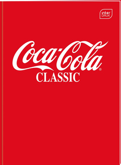 ZESZYT DO SŁÓWEK A6 32 KARTKI W KRATKĘ HYBRID COCA COLA INTERDRUK