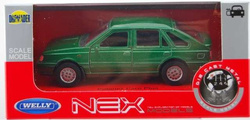 POLONEZ CARO PLUS METALOWY SAMOCHODZIK MODEL Z EPOKI PRL WELLY 1:34 ZIELONY