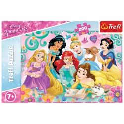 PUZZLE 200 RADOSNY ŚWIAT KSIĘŻNICZEK DISNEY PRINCESS KOPCIUSZEK TREFL 13268