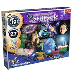 FABRYKA CZARODZIEJSKICH SZTUCZEK DIY SCIENCE4YOU EKSPERYMENTY 27EL TREFL