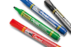 MARKER PERMANENTNY ŚCIĘTY PENTEL N860 - NIEBIESKI