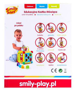 KOSTKA EDUKACYJNA INTERAKTYWNA MÓWI NAUKA CYFEREK