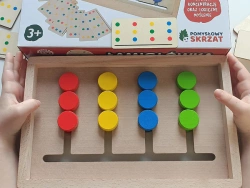 UKŁADANKA DREWNIANA ŁAMIGŁÓWKA ROZWIJA LOGICZNE MYŚLENIE EDUKACYJNA ASKATO