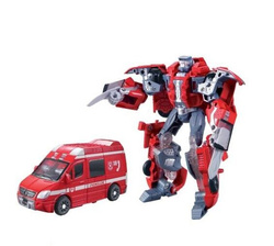 2w1 FIGURKA TRANSFORMER AUTO ROBOT KARETKA METAL