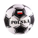 PIŁKA NOŻNA DO GRY W NOGĘ REPREZENTACJA POLSKI 5 MIDEX CZARNA + POMPKA