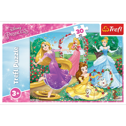 PUZZLE 100 EL. BYĆ KSIĘŻNICZKĄ DISNEY UKŁADANKA DLA DZIECI TREFL 18267