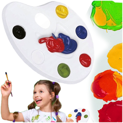 PALETA MALARSKA PALETKA DO MIESZANIA FARB SZKOLNA ARTYSTYCZNA ASTRA - 4 szt