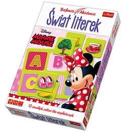 GRA ŚWIAT LITEREK MYSZKA MINNIE MOUSE DISNEY TREFL