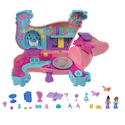 POLLY POCKET IMPREZKA URODZINOWA PIESKA LALECZKI 25 NIESPODZIANEK MATTEL