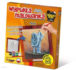 WYPUKŁA MALOWANKA ZOO SŁOŃ SŁONIK - MIRAGE HOBBY