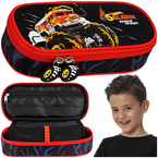 PIÓRNIK SZKOLNY SASZETKA USZTYWNIONA ST.MAJEWSKI HOT WHEELS MONSTER TRUCK