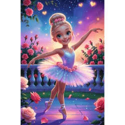 PUZZLE 100 ELEMENTÓW BALETNICA W ŚWIETLE GWIAZD UKŁADANKA TREFL 16538