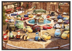 PUZZLE 4W1 WYRUSZAMY W PODRÓŻ AUTA CARS - TREFL