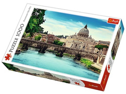 PUZZLE MOST ŚWIĘTEGO ANIOŁA RZYM 1000 EL - TREFL