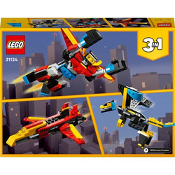 LEGO CREATOR 3W1 SUPER ROBOT SMOK ODRZUTOWIEC 159EL. RUCHOME ELEMENTY 31124