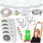 KLIMATYZATOR ŚCIENNY KAISAI ECO 3,5kW GRZANIE ZESTAW MONTAŻOWY 3MB - 5 szt