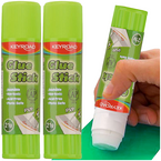 KLEJ W SZTYFCIE PVP KEYROAD 21g BIAŁY ZMYWALNY BIUROWY SZKOLNY - 2 szt.