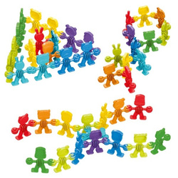 KLOCKI MAŁYCH GENIUSZY EDUKACYJNE KOLOROWE LICZMANY NAUKA LICZENIA ASKATO