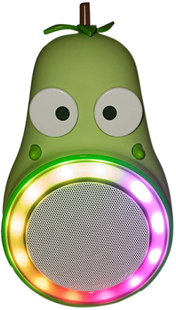 ZESTAW KARAOKE GŁOŚNIK Z MIKROFONEM BEZPRZEWODOWYM GRUSZKA LED RGB USB C