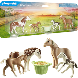 PLAYMOBIL KONIE ISLANDZKIE ZE ŹREBAKAMI COUNTRY FIGURKI KUCYKI
