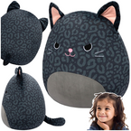 SQUISHMALLOWS PLUSZAK MASKOTKA MIĘKKA CZARNY KOT PANTERA XIOMARA 40 cm