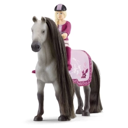 SCHLEICH HORSE CLUB KOŃ KONIK Z WŁOSAMI DO STYLIZACJI SOFIA I DUSTY FIGURKI