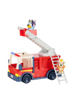 BLUEY STRAŻ POŻARNA WÓZ STRAŻACKI Z DRABINĄ FIGURKI BLUEY FIRETRUCK