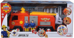 STRAŻAK SAM WÓZ STRAŻACKI JUPITER 2 FIGURKI ŚW/DŹW