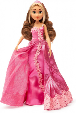 LALKA WINX CLUB GRAND BALL WRÓŻKA 26 cm RÓŻOWA BŁYSZCZĄCA SUKIENKA