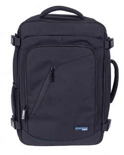 PLECAK NA LAPTOPA DONAU TRAVEL WARSAW 23L USB+KABEL CZARNY NIEPRZEMAKALNY