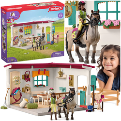 SCHLEICH HORSE CLUB KOŃ KONIK SIODLARNIA STAJENNY FIGURKI AKCESORIA 42591