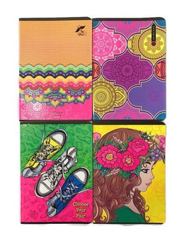 ZESZYT A5 52 KARTKI W KRATKĘ KRATKA DLA DZIEWCZYNY