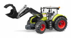 TRAKTOR BRUDER CLAAS AXION 950 CIĄGNIK Z ŁYŻKĄ ŁADOWARKA ZDEJMOWANE KOŁA